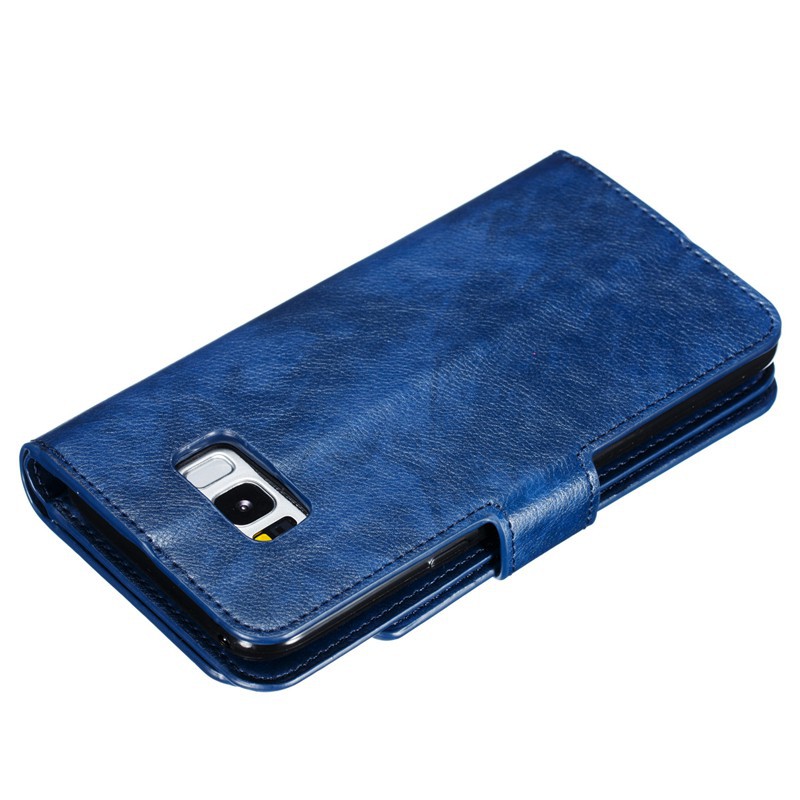 Ốp lưng điện thoại dạng ví da lật có khe cắm thẻ dành cho Samsung S8 Plus | BigBuy360 - bigbuy360.vn
