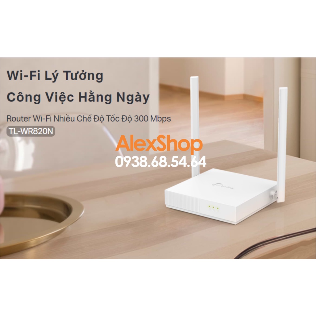 [Chính Hãng] TP-Link WR820N Băng Tần 300M Nhiều Chế Độ Hàng Phân Phối Chính Thức