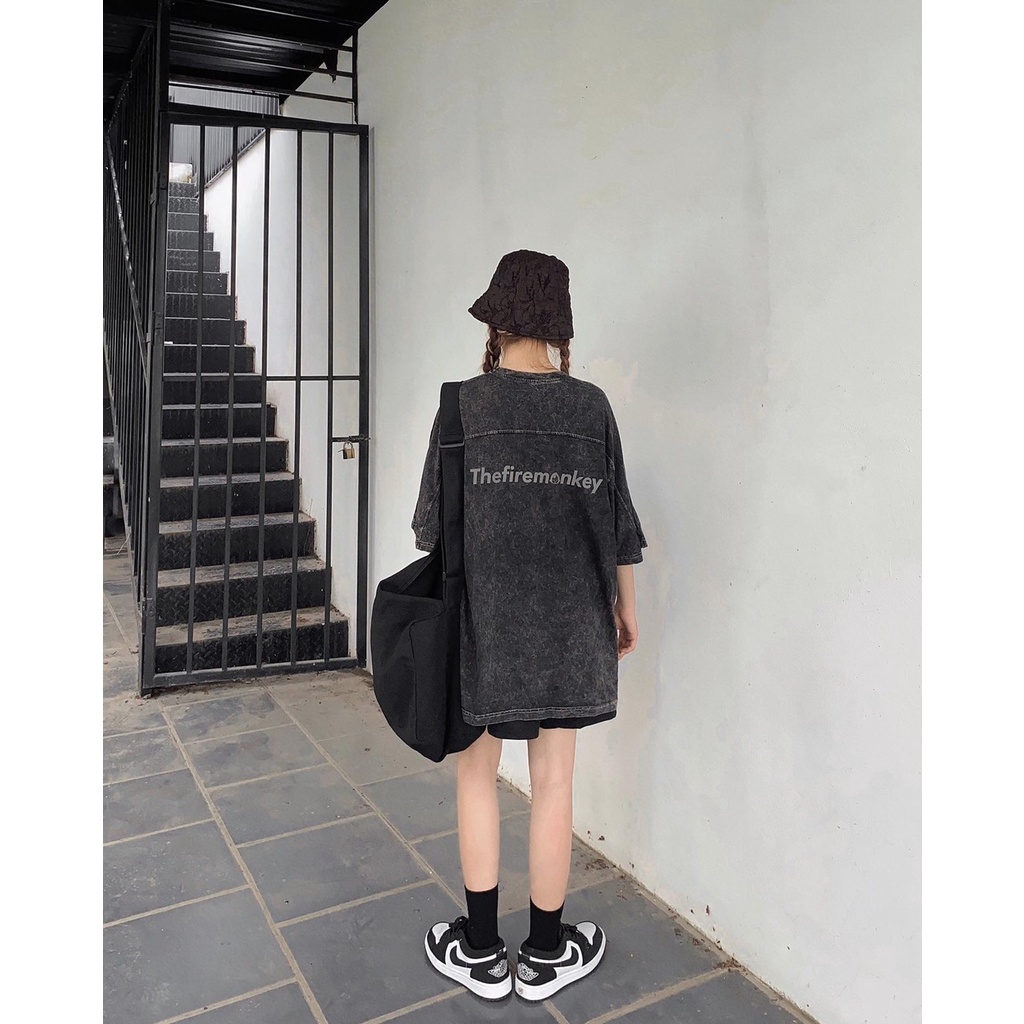 T-shirt thefiremonkey cotton ss22 phản quang