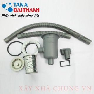 Bộ xả chậu 1 hộc inox Tân Á Đại Thành Cao Cấp