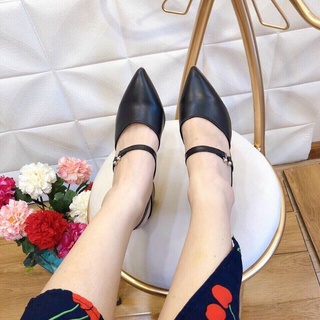 Giày sandal cao gót quay mảnh đinh