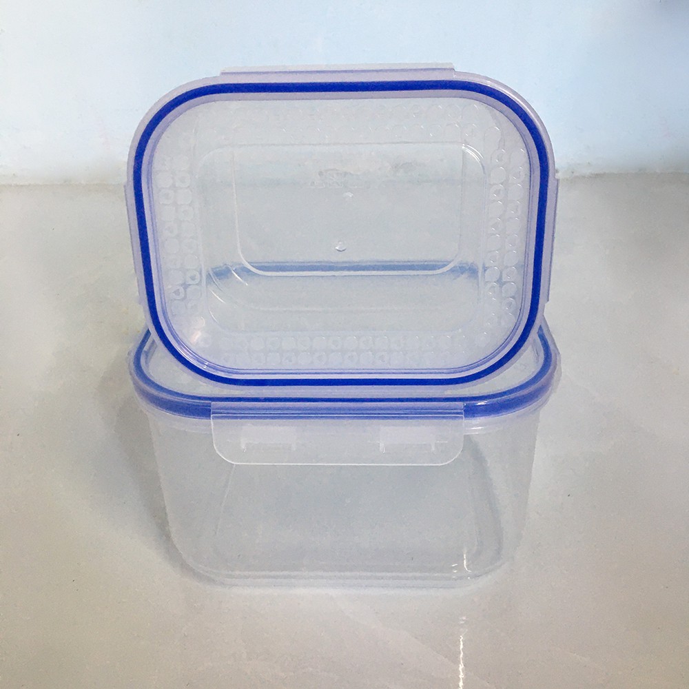 Combo bộ 2 hộp lạnh kín hơi đựng thực phẩm có kích thước (16*12.2*10cm) và (13*9.8*8cm)