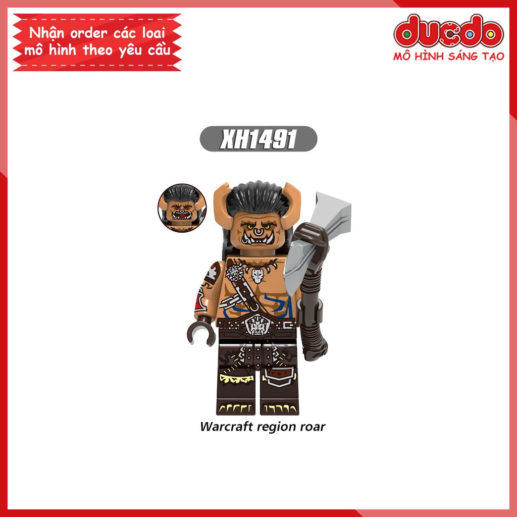 Minifigures các nhân vật trong Warcraft, Starcraft - Đồ chơi Lắp ghép Xếp hình Mô hình Mini XINH X0285