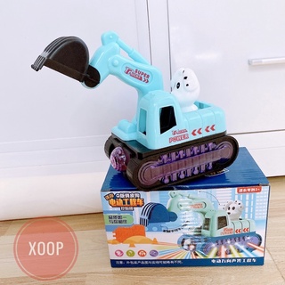 ĐỒ CHƠI XOOP! CHÚ CHÓ LÁI XE CẨU MÚC CÓ ĐÈN PHÁT NHẠC CHO BÉ