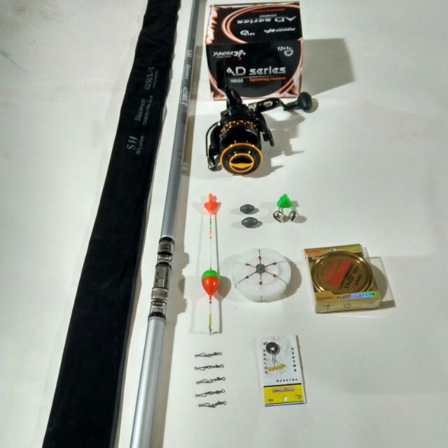 [Siêu Rẻ] Bộ cần câu lục SH Discovery BX-T Máy AD9000 tặng phụ kiện
