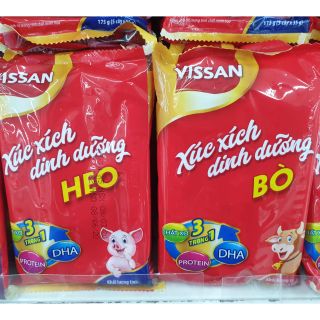 VISSAN XÚC XÍCH TIỆT TRÙNG DHA HEO/BÒ 175G
