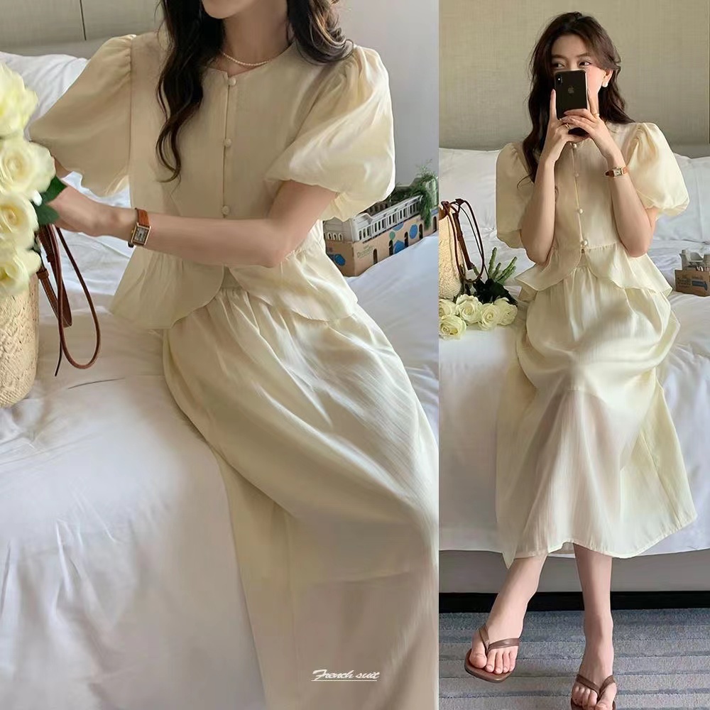 2022 [spot] Váy Thời Trang Pháp Nhẹ Nhàng