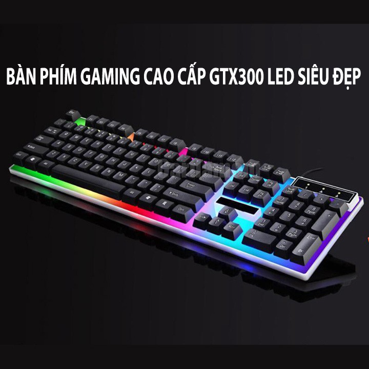 [BẢN 2021 XUẤT NHẬT]BÀN PHÍM GTX330 TẶNG CHUỘT CÓ ĐÈN LED 7 MÀU SANG TRỌNG | BigBuy360 - bigbuy360.vn