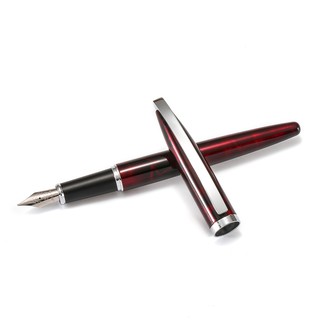 Bút Máy Jinhao A6206 Ngòi Mảnh Họa Tiết Đá Cẩm Thạch Màu Hổ Phách Thanh Lịch