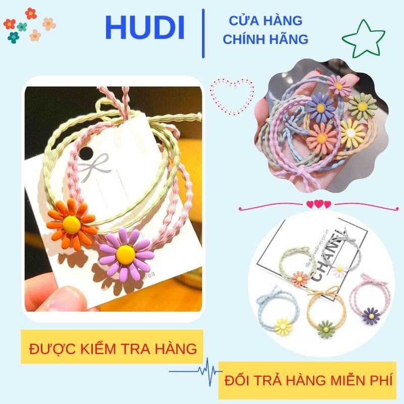 Dây Buộc Tóc Cho Nữ- Buộc Tóc Hoa Cúc