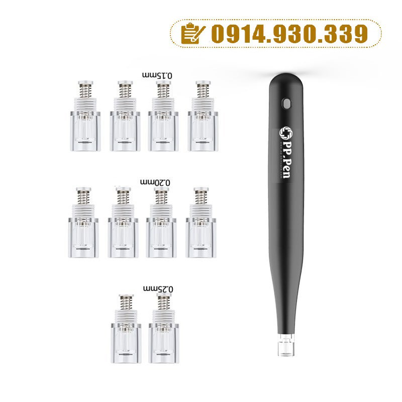 COMBO MÁY PP.PEN  + 1 ĐẦU NANO CHIP– CHUYÊN DÙNG CẤY MI SINH HỌC- CHĂM SÓC DA TẠI NHÀ VÀ SPA