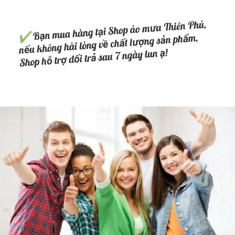 Áo mưa bít trùm kín hông không xẻ tà - Vải dù nhập khẩu