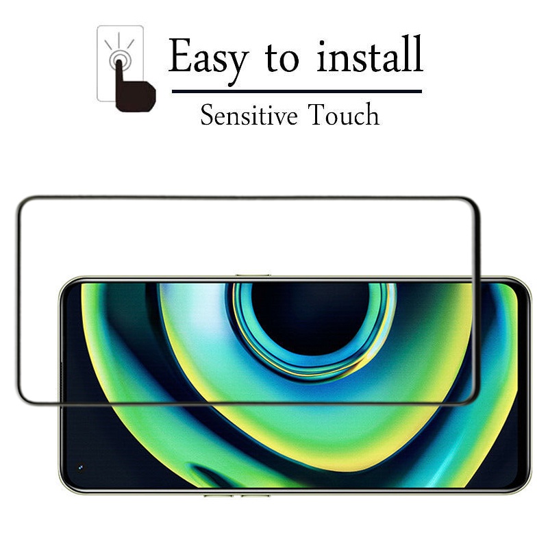 Kính Cường Lực Toàn Màn Hình Chống Bám Vân Tay Cho Realme Q3 5G / Q3 Pro 5G / Q3i 5G