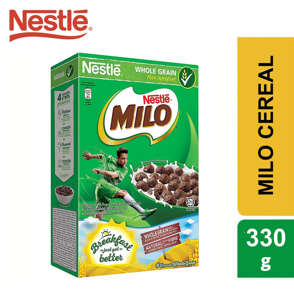 Bánh/ngũ cốc ăn sáng Nestlé Milo Cereal - Hộp 170/330g