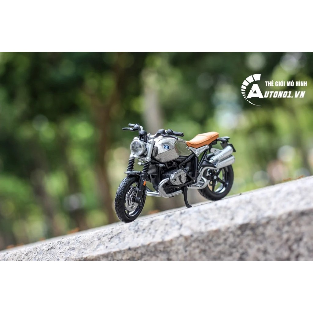 MÔ HÌNH MÔ TÔ BMW R NINE T SCRAMBLER 1:18 MAISTO 6369