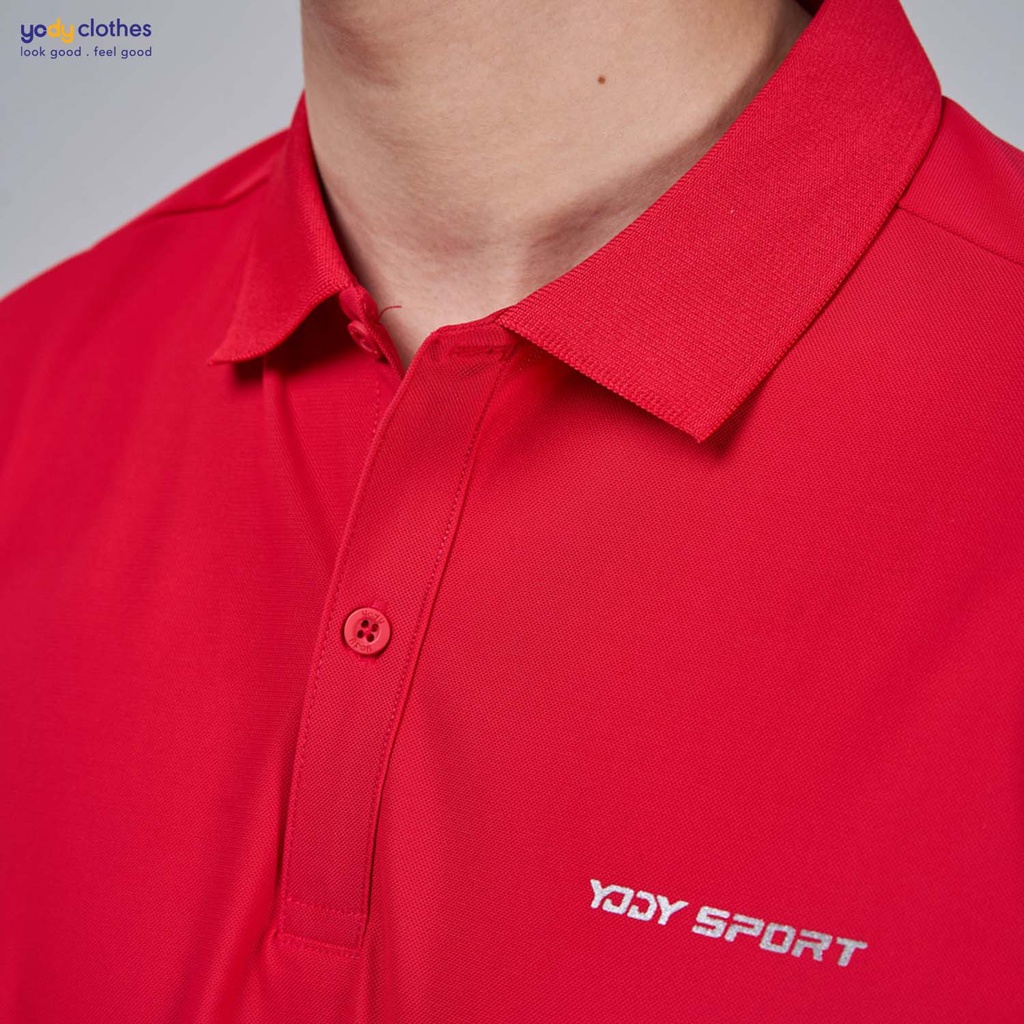 Áo polo thể thao nam YODY vải arycool siêu mát, thấm hút tốt phù hợp tập gym SAM5001