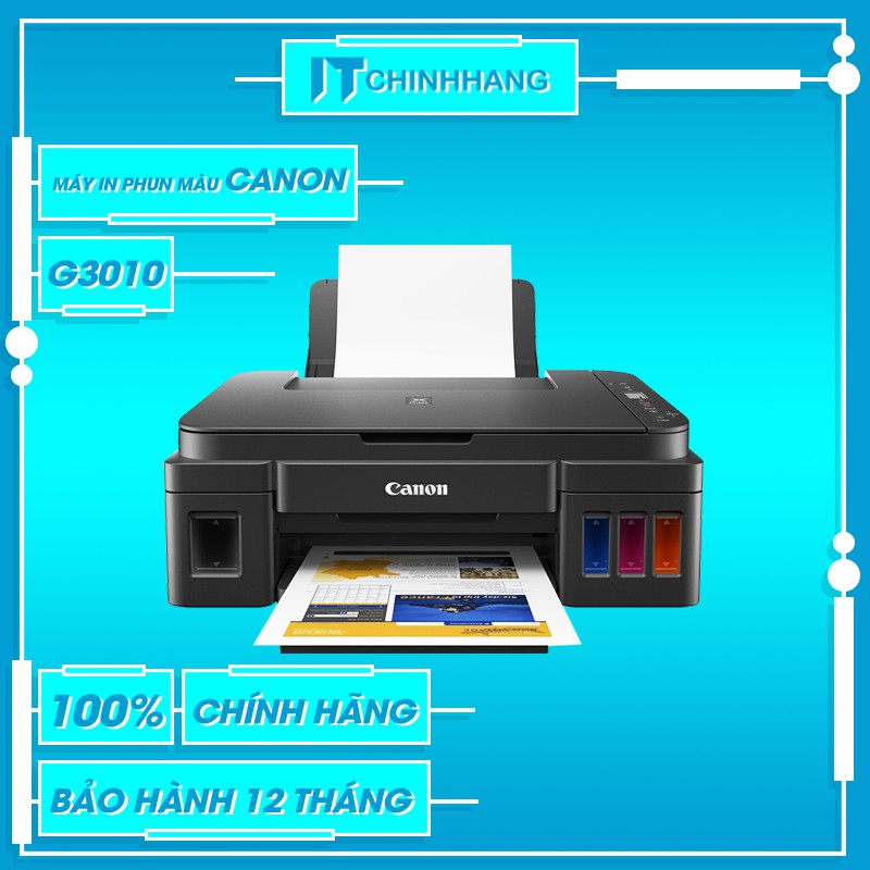 Máy In Phun Màu Canon Pixma G3010 Hàng Chính Hãng