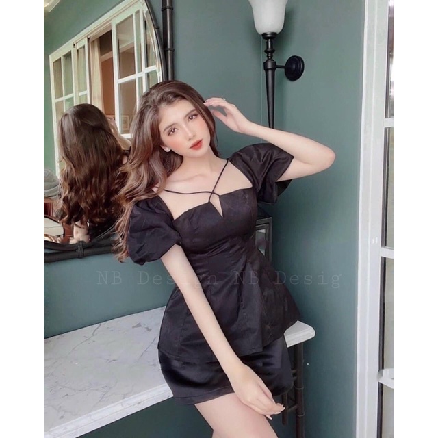 [Mã SKAMFSW175 giảm 10K đơn 50K] Áo buộc dây tay phồng viền ren nữ tính có size chất dày CÓ SẴN | BigBuy360 - bigbuy360.vn