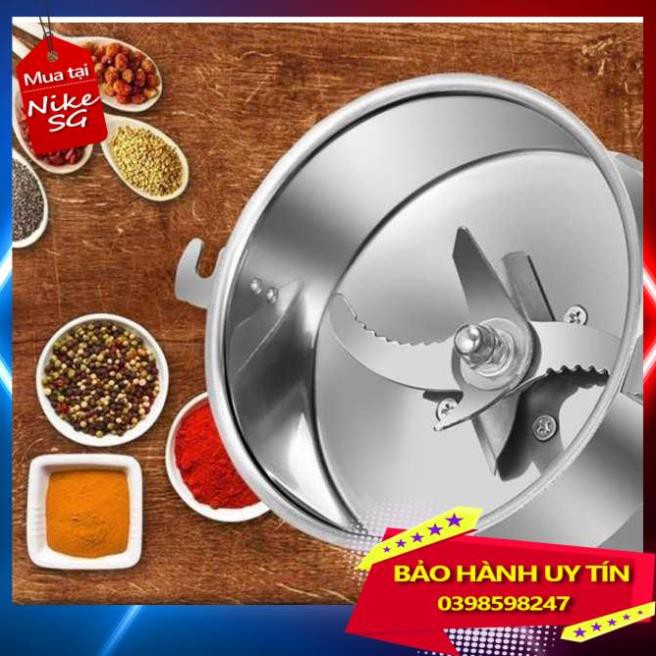 [ HOÀN XU] Máy xay đồ khô nghiền tinh bột nghệ ngũ cốc tam thất loại 800g nắp gài inox-Bảo hành uy tín - LỖI 1 ĐỔI 1