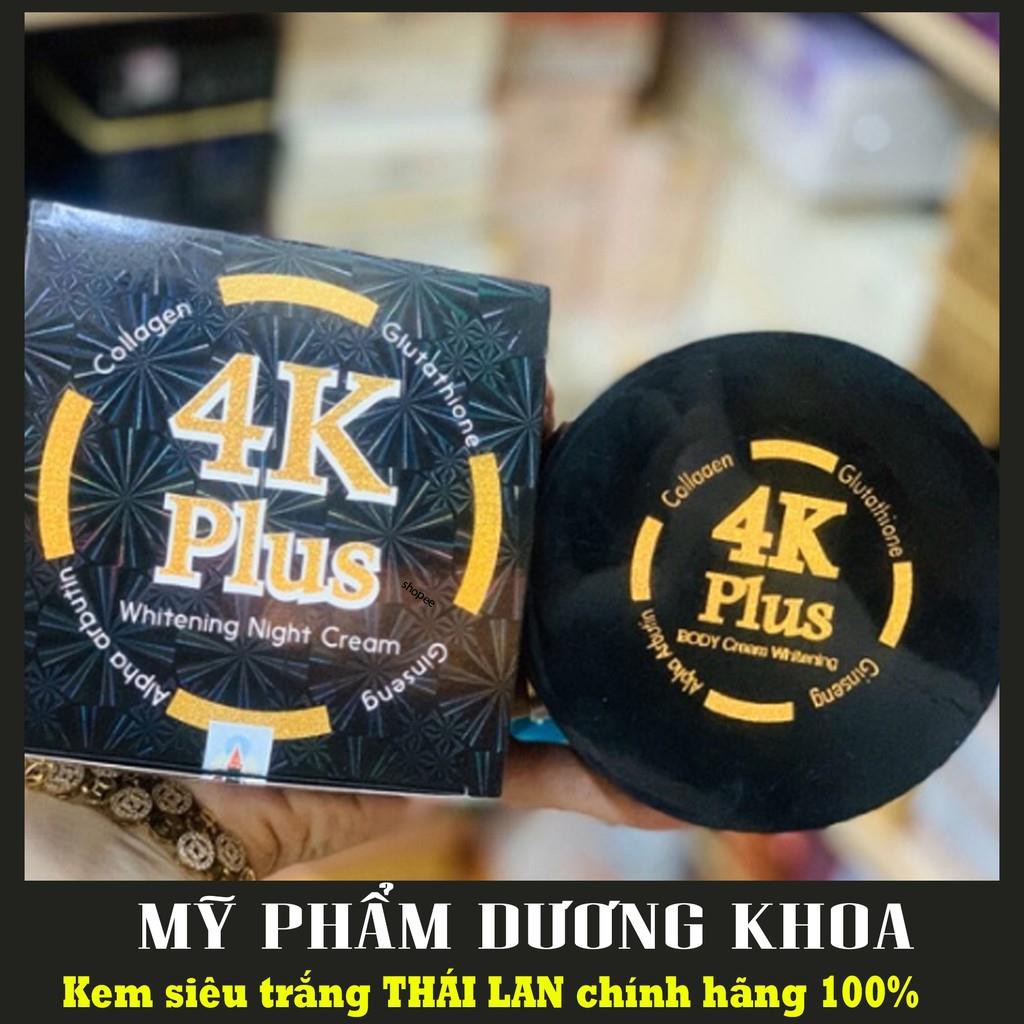 Kem Body 4K Plus Thái Lan - KEM BODY SIÊU TRẮNG DA CHỐNG NẮNG 4K PLUS Đen - GIÁ SĨ - Mỹ Phẩm Dương K