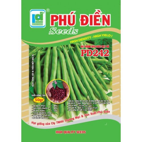 [Rẻ Vô Địch] hạt giống Đậu cove leo hạt đen PD252