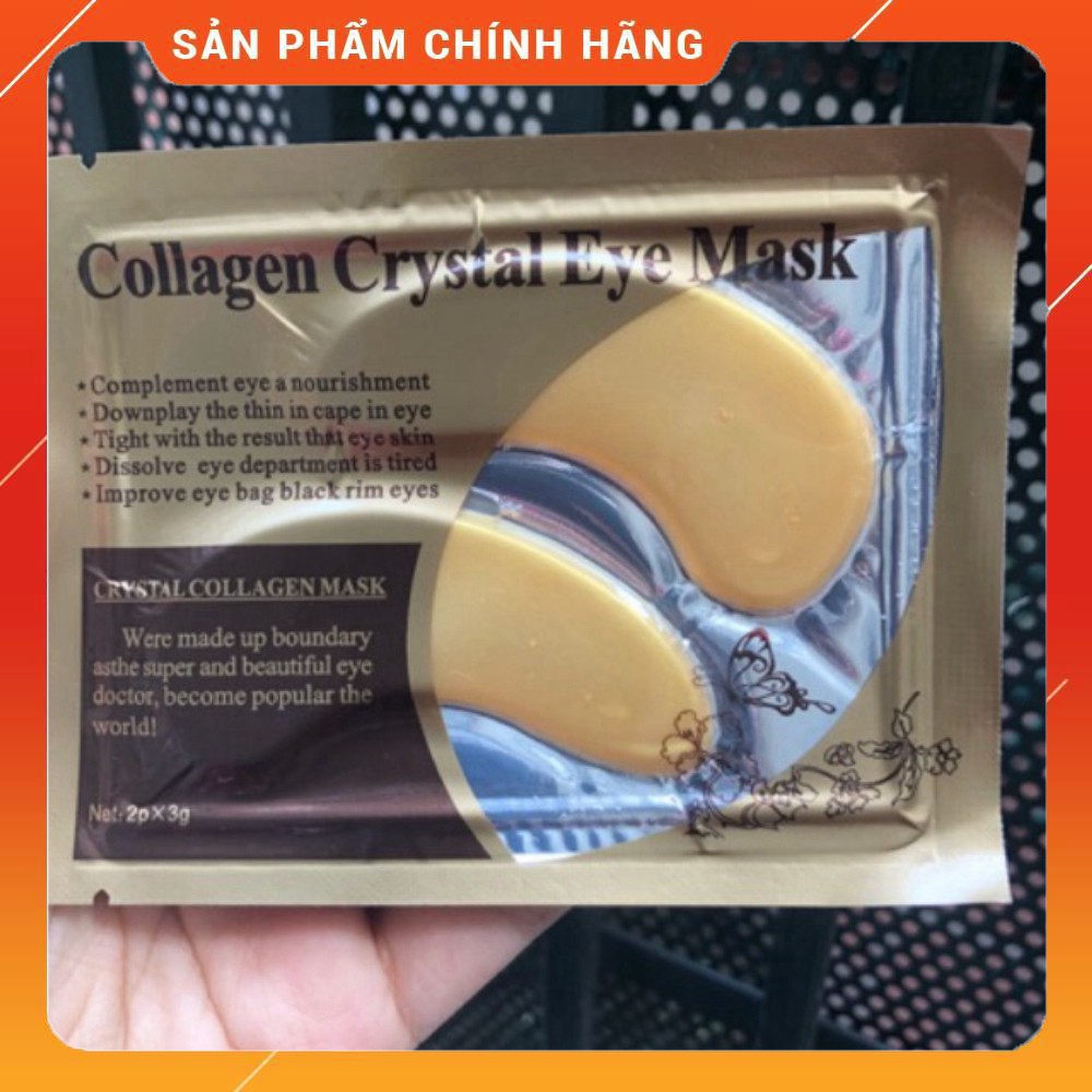 Mặt nạ mắt Crystal Collagen Gold Powder Eye Mask Mĩ Phẩm Gía Sỉ 89