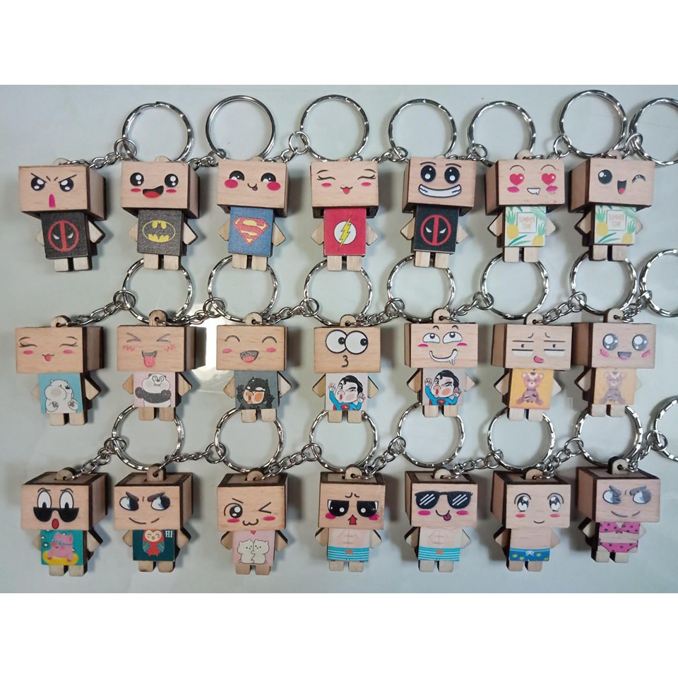 MÓC KHÓA GỖ DANBO XINH XẮN