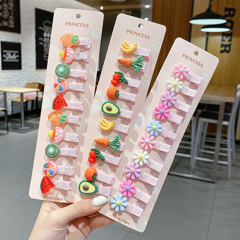 Kẹp Tóc Kiểu Hoạt Hình Đáng Yêu Phong Cách Hàn Quốc Dành Cho Bé Gái set kẹp tóc mái kẹp tóc cute kẹp tóc mini kẹp tóc cho bé gái kẹp mini phụ kiện tóc