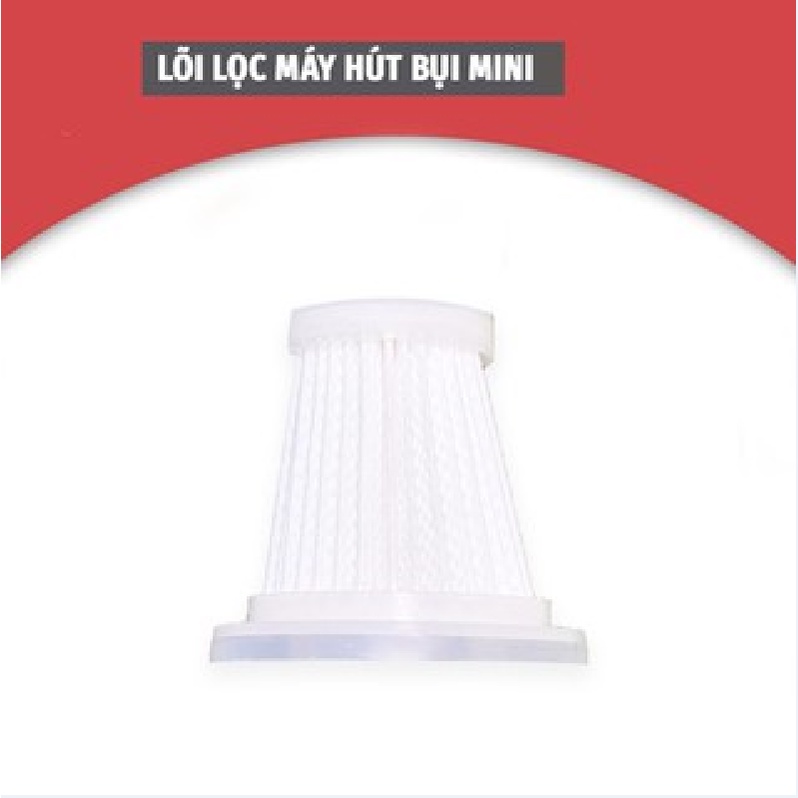 Lõi lọc máy hút bụi mini JIASHI dùng cho các loại máy MHB01, 02, 03, 04