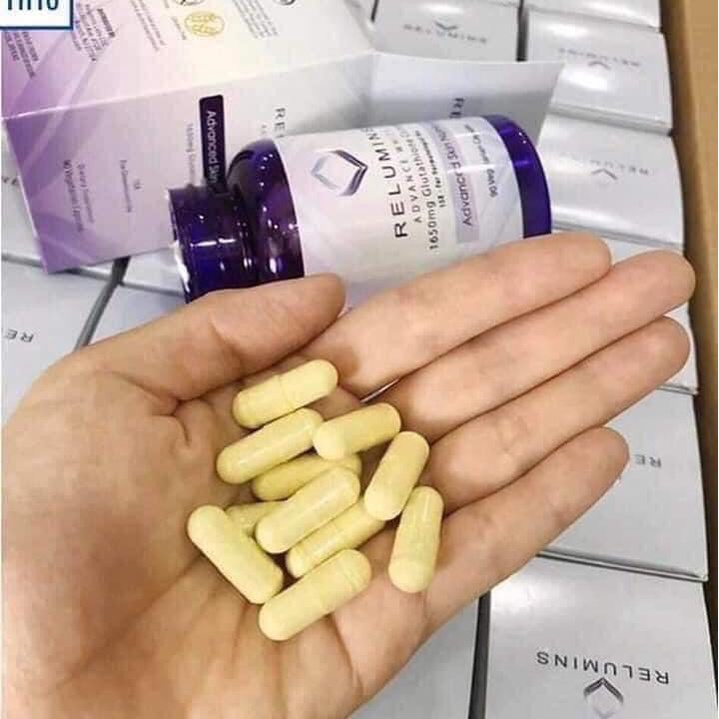 Viên uống trắng da Relumins Advance White 1650mg 90 viên