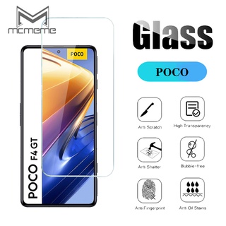 Kính cường lực bảo vệ toàn màn hình cho Xiaomi POCO F5 F6 C65 X5 M5 M5s M6 C40 X4 X3 NFC F3 F4 GT F2 M4 M3 Pro 5G Pocophone F1