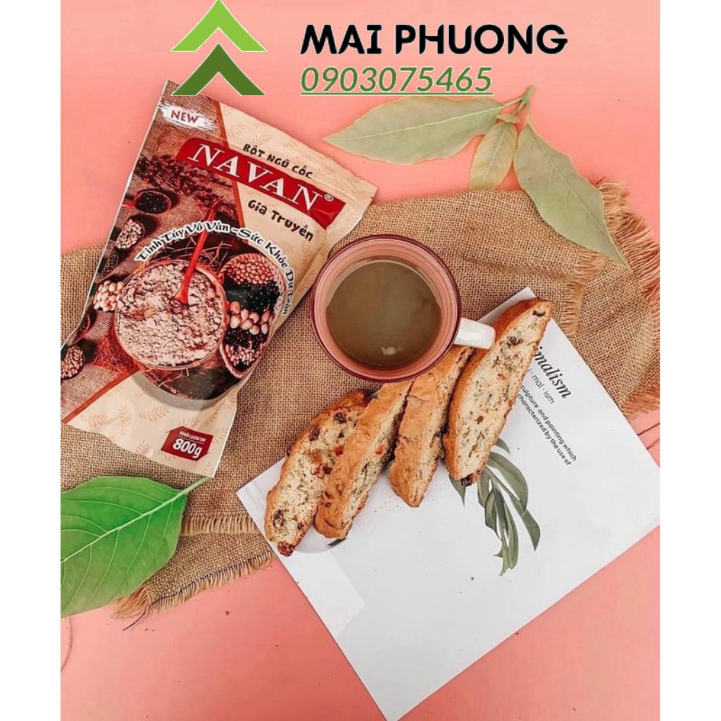 [SẴN] Combo 1O gói bột ngũ cốc Navan 800gr date luôn mới GIÁ SIÊU TỐT
