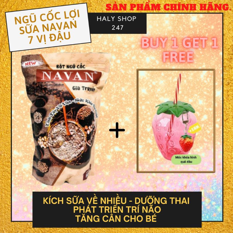 Ngũ cốc lợi sữa NAVAN sữa về nhiều – bồi bổ sức khỏe nguồn sữa dồi dào ( kèm quà tặng theo số lượng )