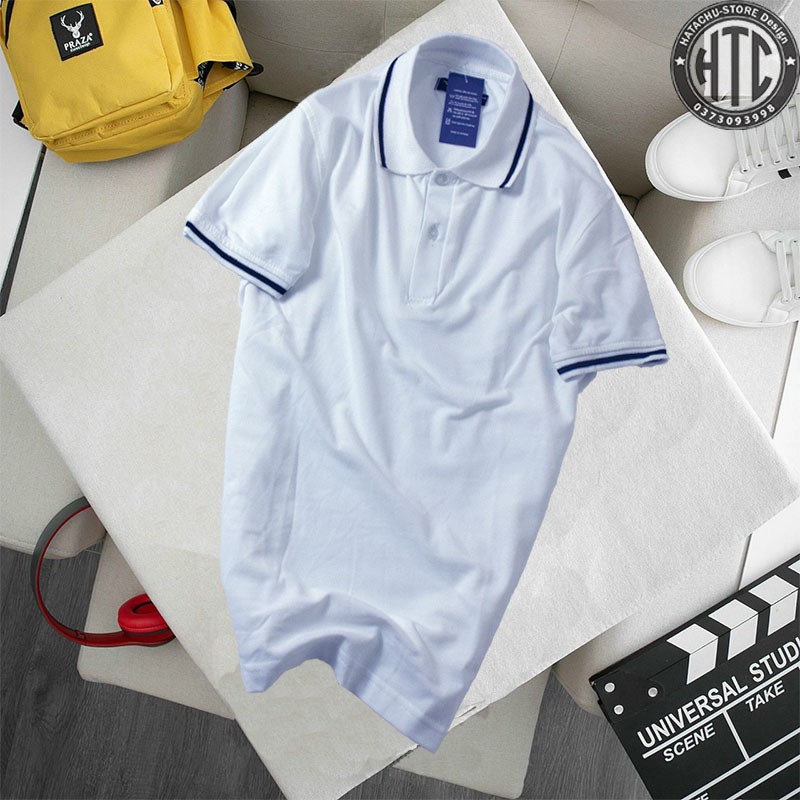 Áo POLO Nam Chất Thun Co Giãn, Áo Thun Nam Cổ Bẻ Cotton cổ có viền | BigBuy360 - bigbuy360.vn