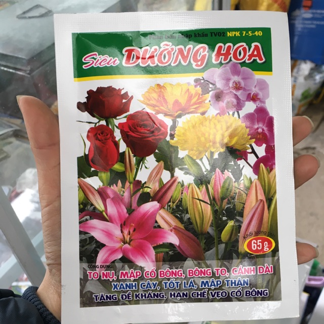 [ DƯỠNG HOA-LÂU TÀN] Siêu dưỡng hoa, siêu ủ  mầm hoa, kích ra hoa Lan, hoa Hồng, hoa cúc
