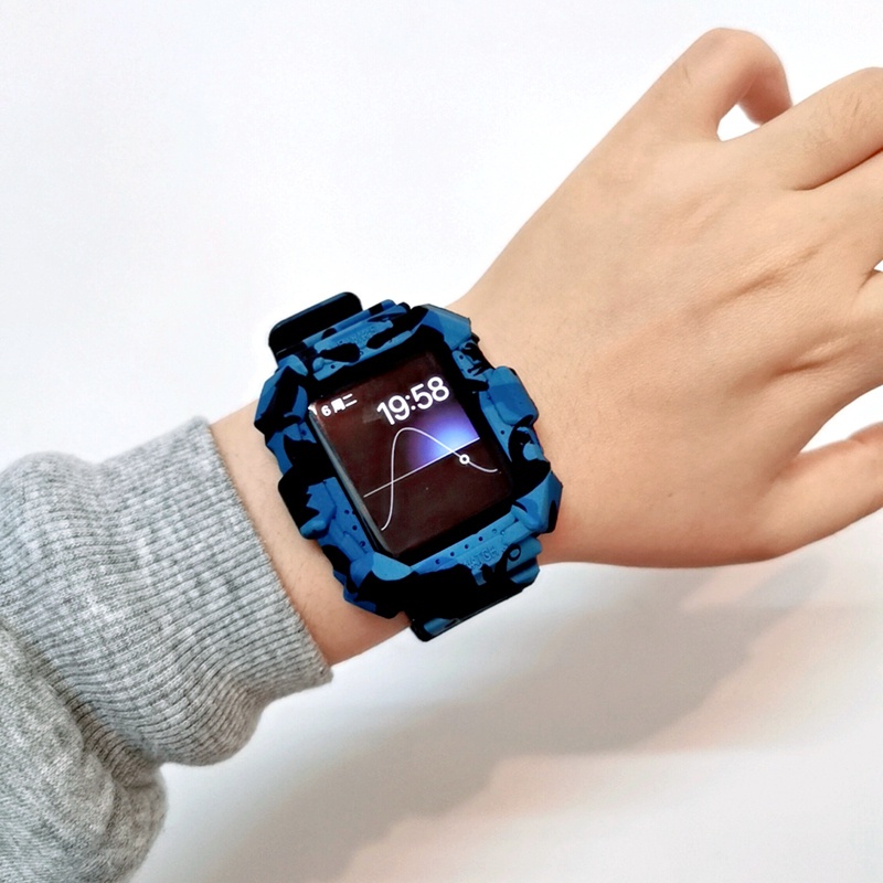 Trong Suốt Dây Đeo Họa Tiết Rằn Ri Chống Rơi Cho Đồng Hồ Thông Minh Apple Watchiwatch Se / 6 / 5 / 4 / 3 / 2 / 1