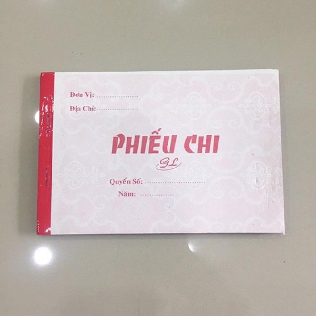 Combo 1 cuốn Phiếu chi 2 liên - 13 x 19cm