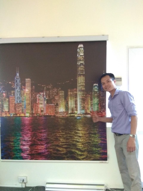 Rèm cuốn tranh tokyo tính m2