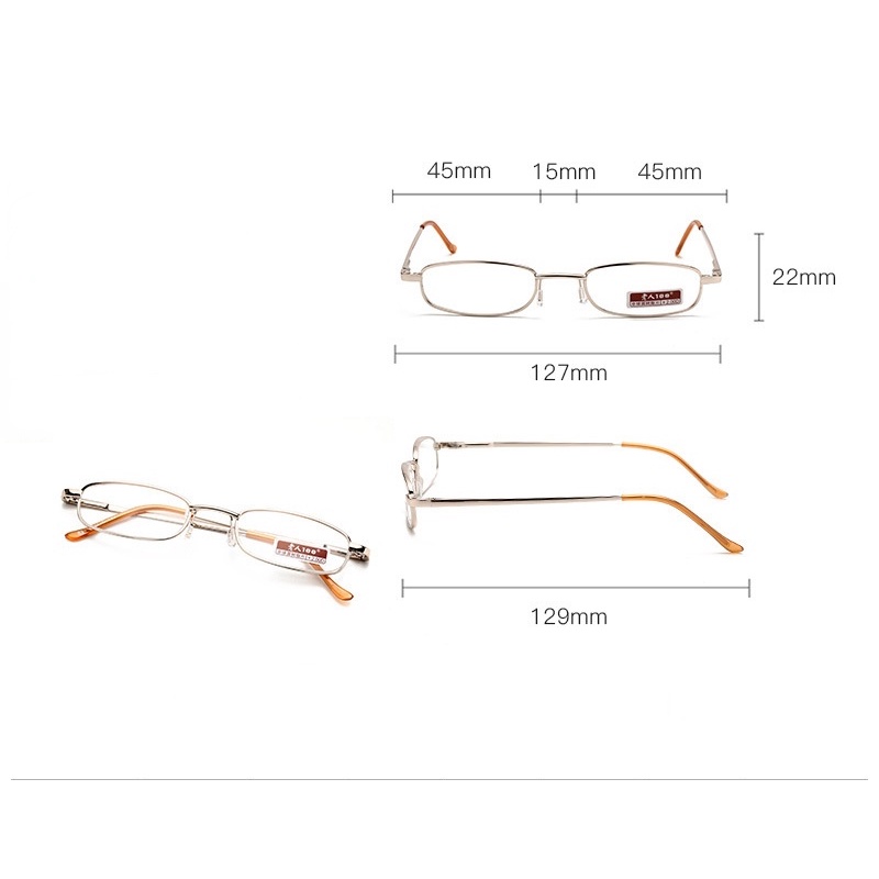 Chống ánh sáng xanh Kính đọc sách của nam giới Giá đỡ bút cầm tay Chất liệu kim loại Kính đọc