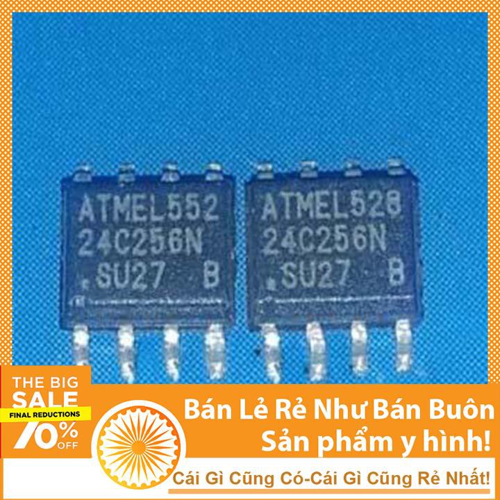 Linh Kiện IC AT24C256 SOP8 256K 2.7-5.5V Giá Rẻ