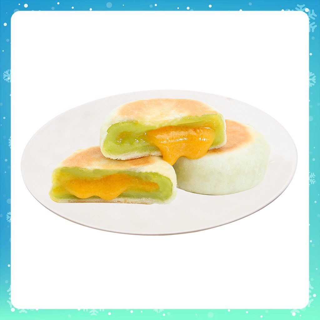 bán sỉ: Bánh pía kim sa mini Đậu xanh lá dứa trứng tan chảy