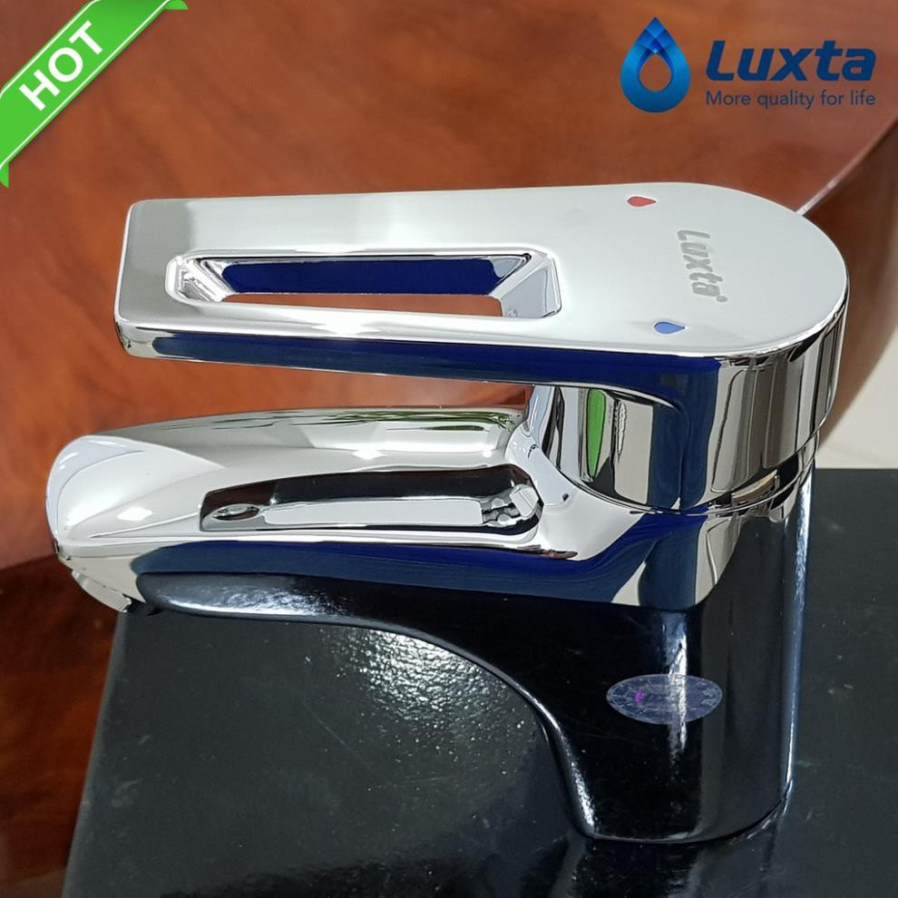 Vòi LAVABO nóng lạnh  Luxta L1203X5 tặng 2 dây cấp, bảo hành 5 năm chính hãng