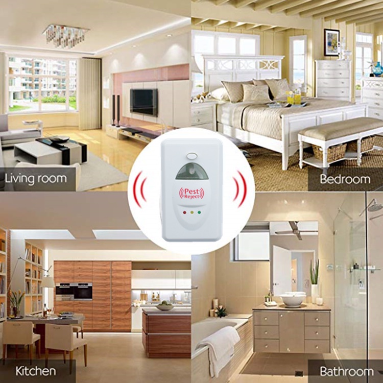 Máy Đuổi Chuột Gián Ruồi Muỗi USA, Máy Đuổi Các Loại Côn Trùng Pest Reject Hiệu Quả Cao, Bảo Vệ Sức Khỏe
