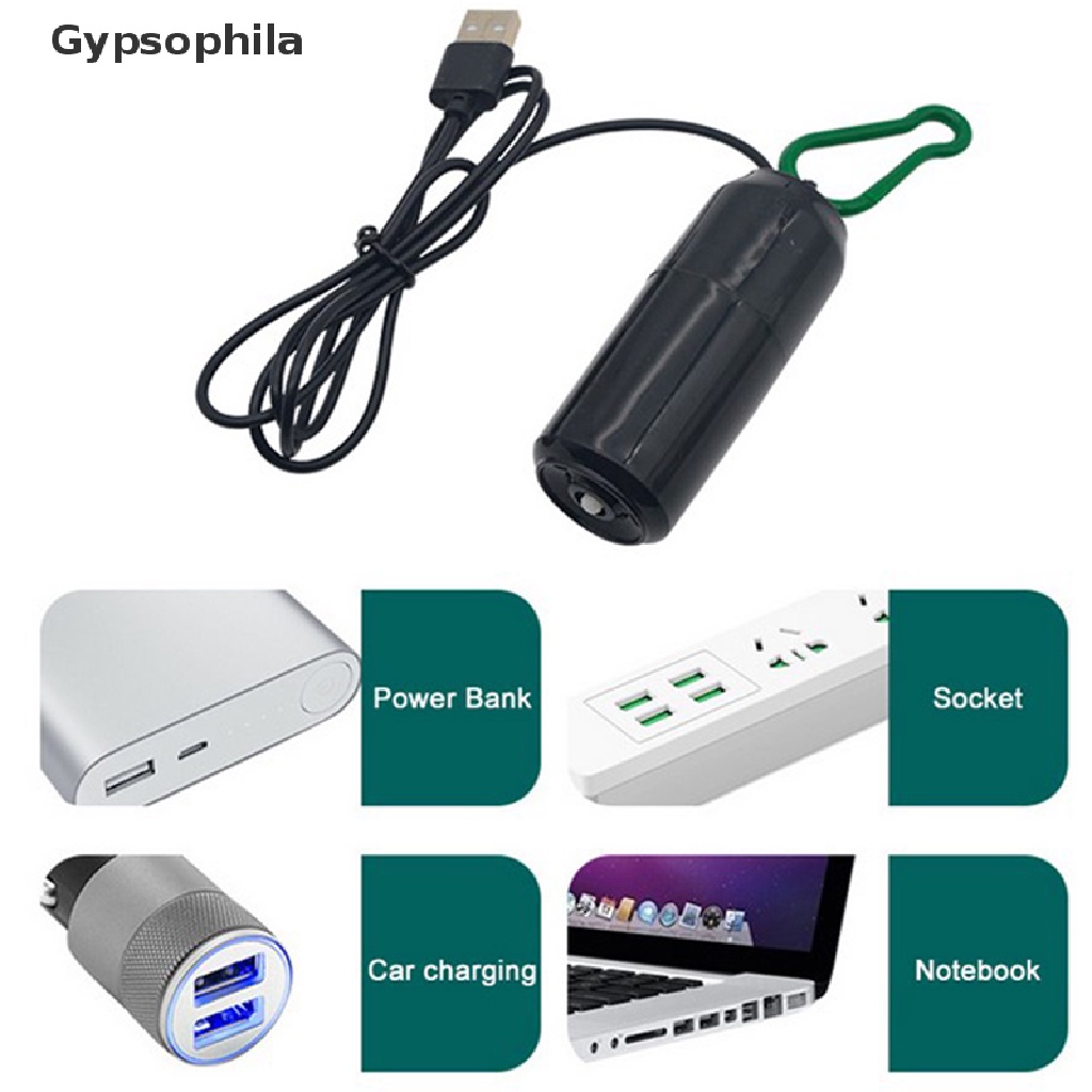 Máy bơm oxy mini cổng USB tiết kiệm điện cho bể cá