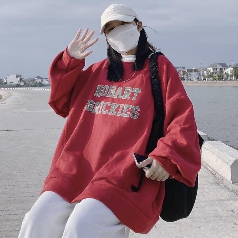 Áo Sweater CLASSIC SPORT Áo Sweater Nỉ Form Rộng Tay Bồng Unisex Nam Nữ