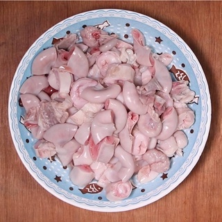 1kg Dồi trường heo có cuống, trắng, dày, hàng đủ kg (hoả tốc 2h tphcm)