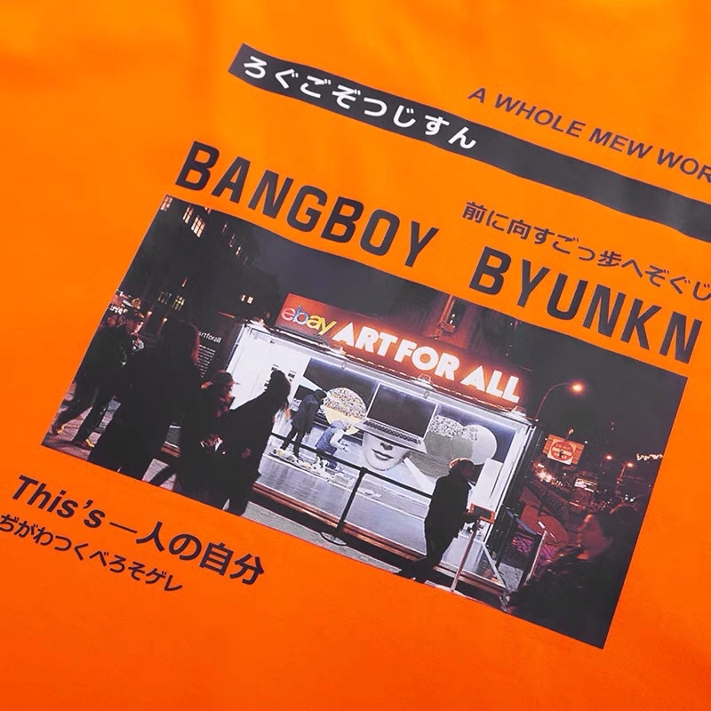 Áo thun Nelly màu Cam size L XL