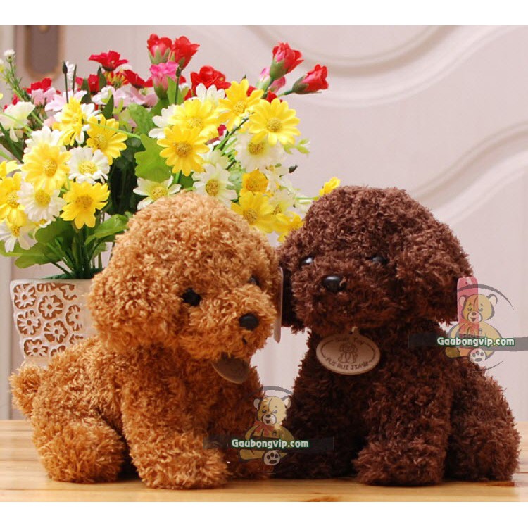 Chó bông Poodle 15cm