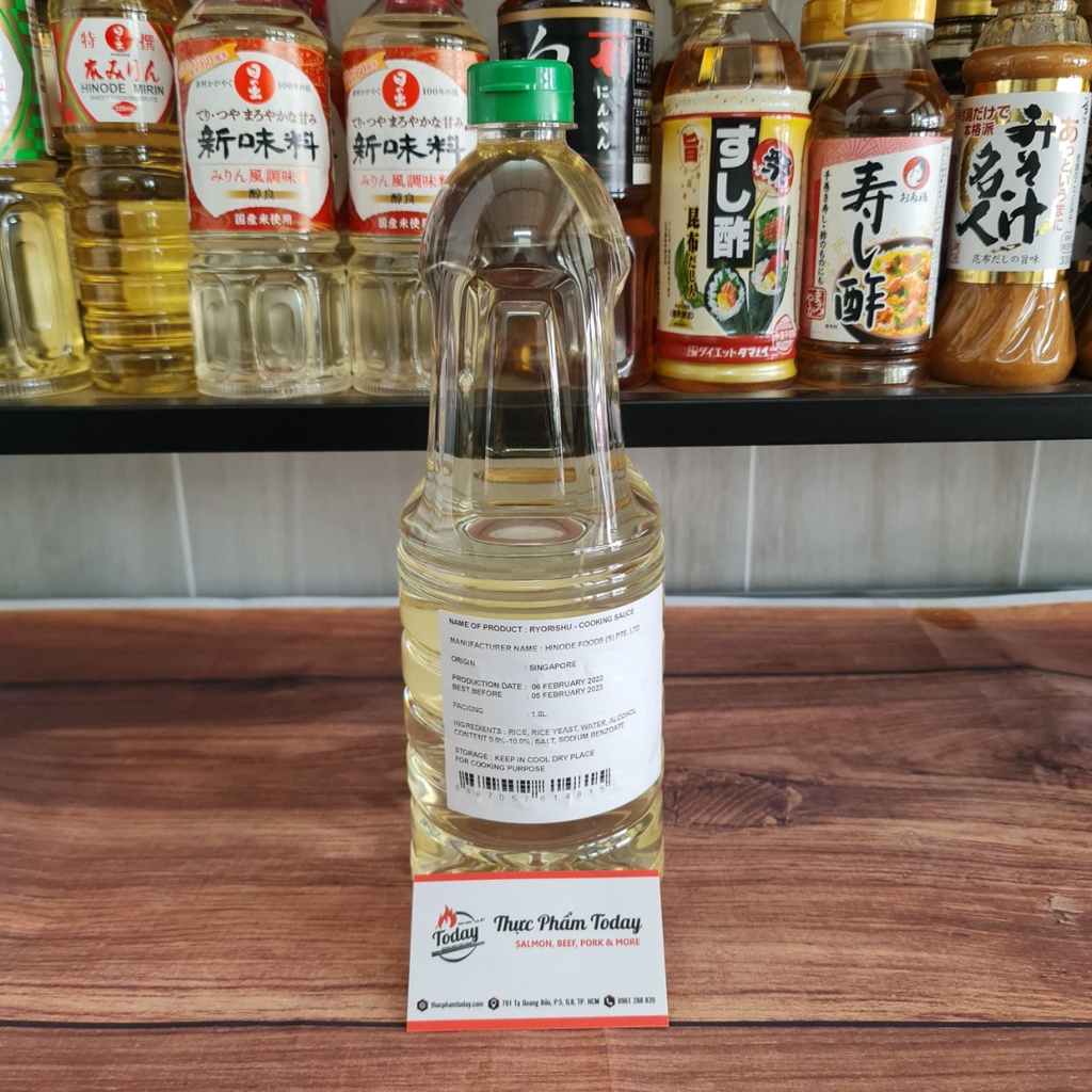 Gia Vị Nấu Ăn Sake Nhật Bản KING ZORO (Ryorishu) (có muối) 1.8L [Chai Lớn Tiết Kiệm]