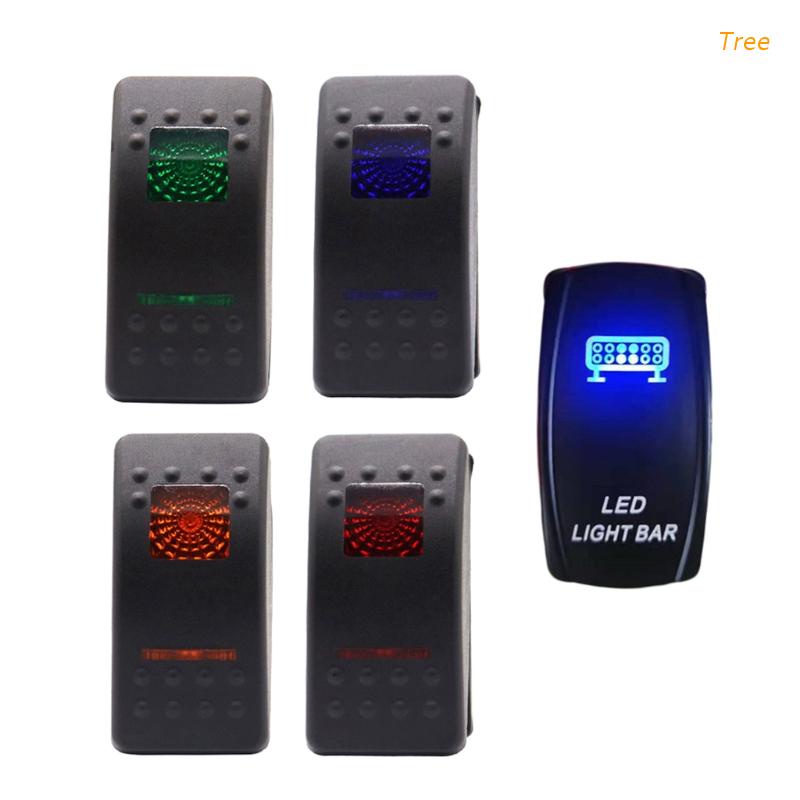 Công Tắc Bật / Tắt Đèn Đuôi Xe Hơi / Tàu Thuyền 5 Pin 12v 24v Chống Thấm Nước